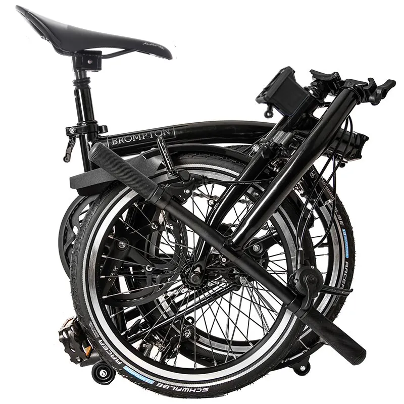 Brompton C-Line Explore Low Bar Black Edition Folding Bike 2022 Black-2